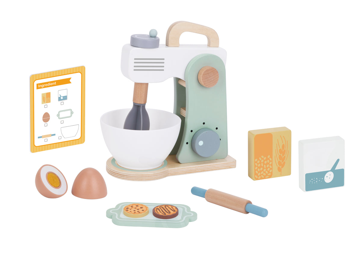 Tooky Toys Mixer wooden play kitchen toy for ages 3+ | Marah Kids UAE