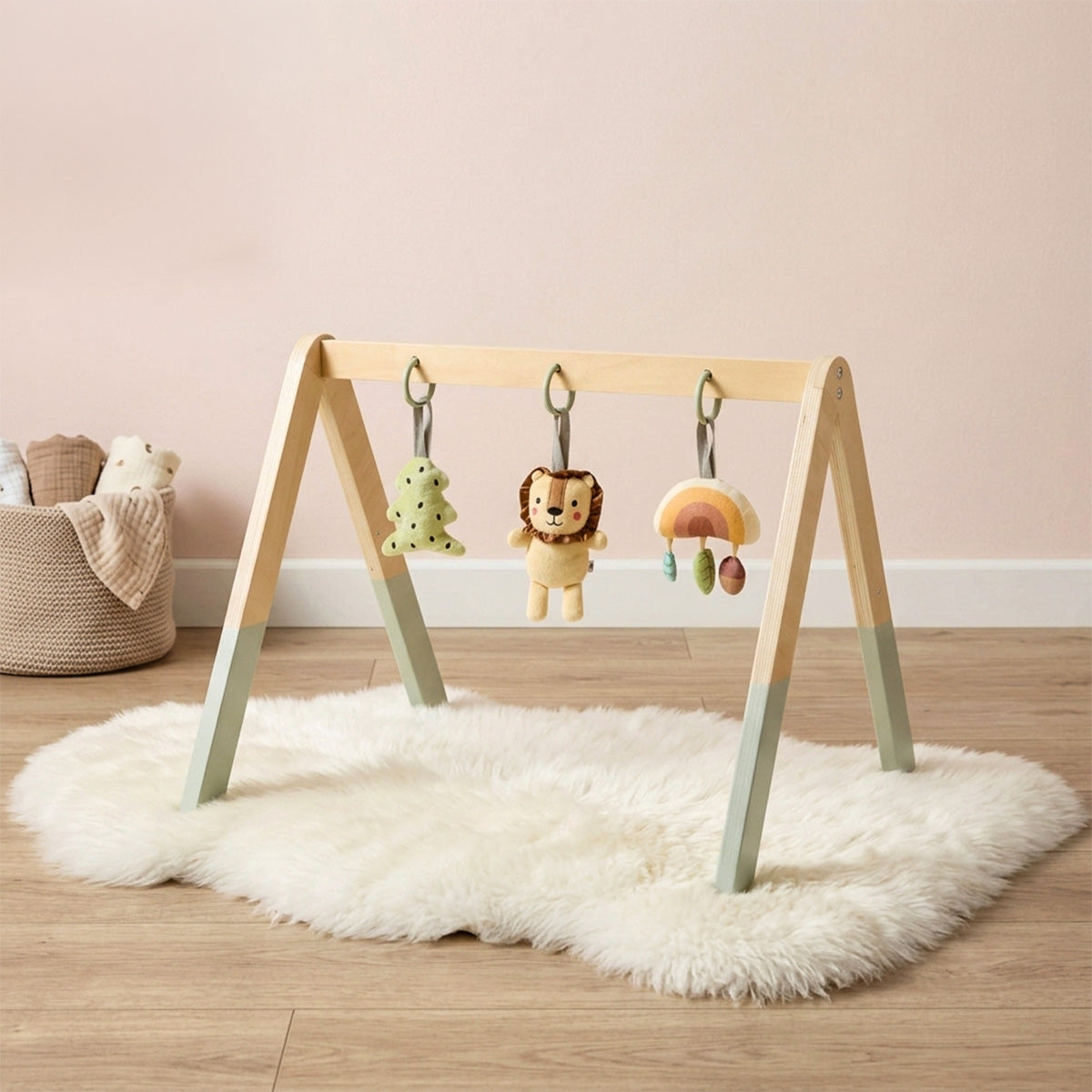 Tooky Toys Baby Gym wooden toy for toddlers - view 4 | Marah Kids