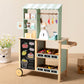 Tooky Toys Grocery Store wooden play kitchen toy - view 5 | Marah Kids