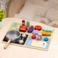 Tooky Toys Kitchen Playset kids wooden kitchen toy - view 3 | Marah Kids