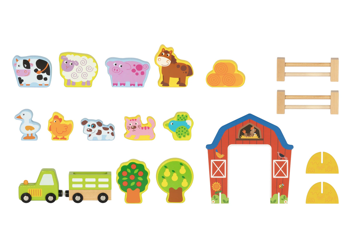 TOOKY TOY Farm Play Box - Marah Kids