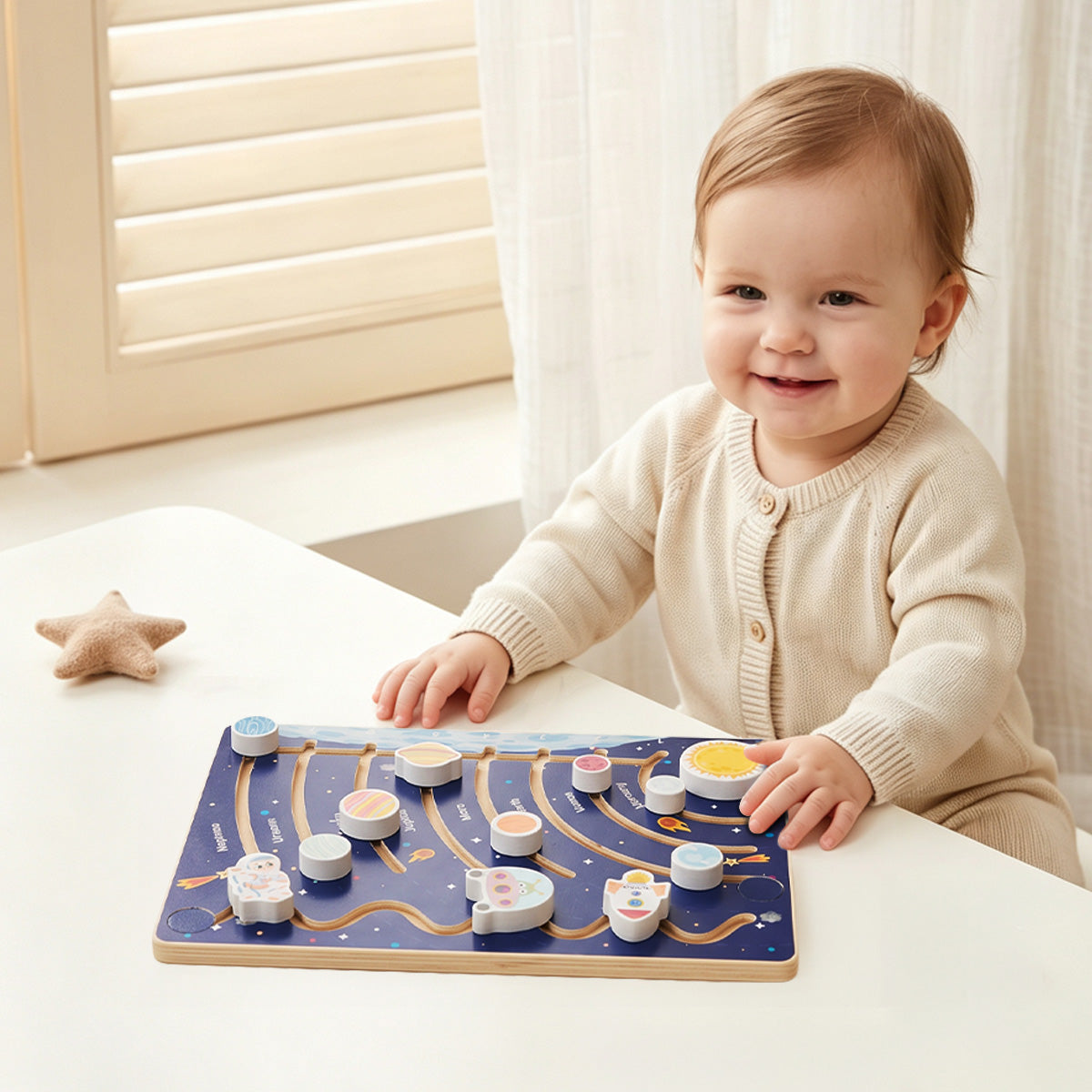 Tooky Toys Space Maze learning and development toy - view 3 | Marah Kids
