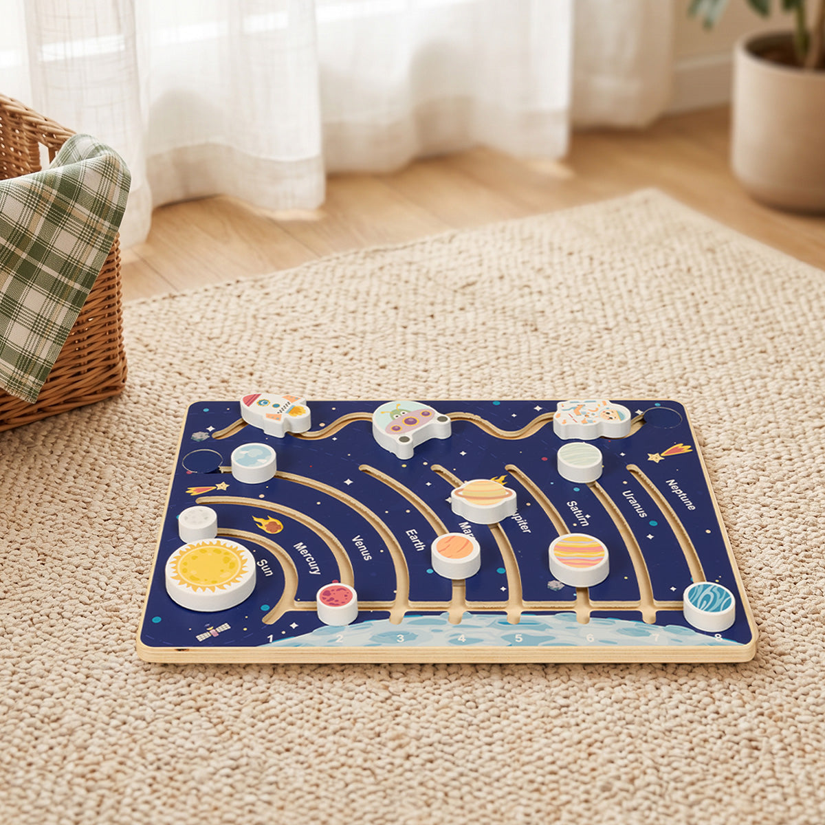 Tooky Toys Space Maze learning and development toy - view 7 | Marah Kids