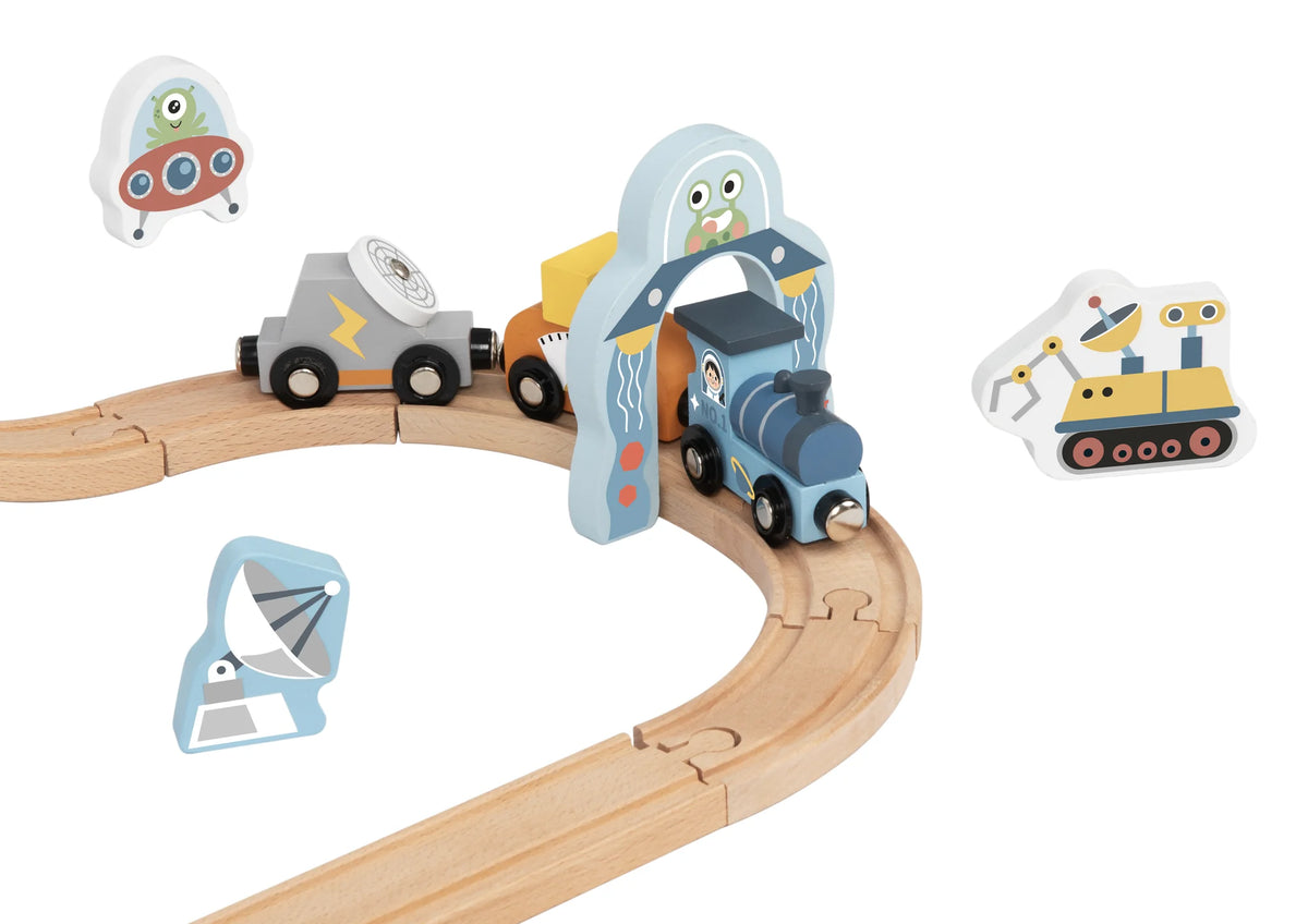 TOOKY TOY Space Station Train Set - Marah Kids