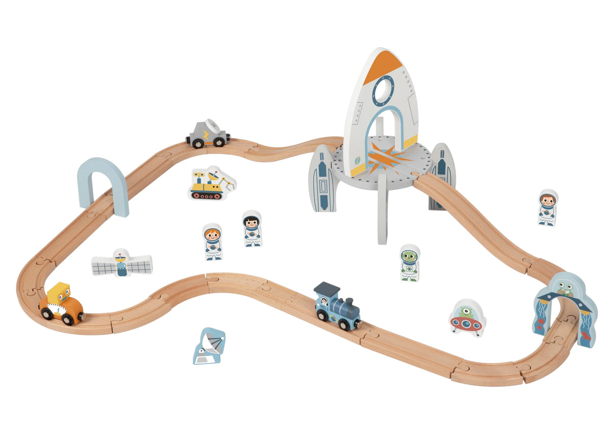 TOOKY TOY Space Station Train Set - Marah Kids