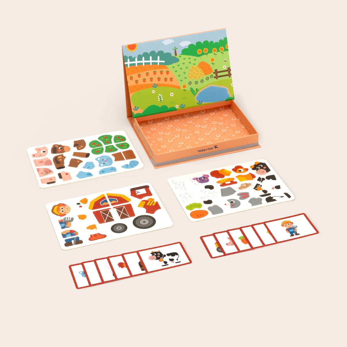 Tooky Toys Magnetic Box - Farm learning and development toy - view 7 | Marah Kids