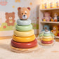 Tooky Toys Bear Tower imaginative play wooden toy - view 8 | Marah Kids