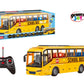 Power Joy - Rc School Bus W/ Lights Bpc - Marah Kids