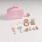 Tooky Toys Pink Make Up wooden building and play set - view 5 | Marah Kids