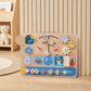 Tooky Toys Busy Board - Space wooden toddler toy - view 5 | Marah Kids