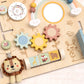 Tooky Toys 2 in 1 Activity Board wooden toy for toddlers - view 8 | Marah Kids