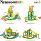 Picasso Magnetic Tiles Dinosaur Race Track 89 - pieces - Marah Kids