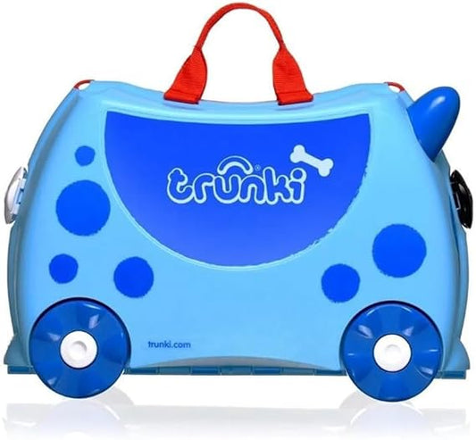 Trunki Ride-On Suitcase - Terrance Fire Engine: Toy Gift for 3-Year-Old Boys