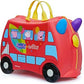 Trunki x Peppa Pig Ride-On Suitcase | 18L Travel Bag for Kids