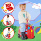 Trunki x Peppa Pig Ride-On Suitcase | 18L Travel Bag for Kids