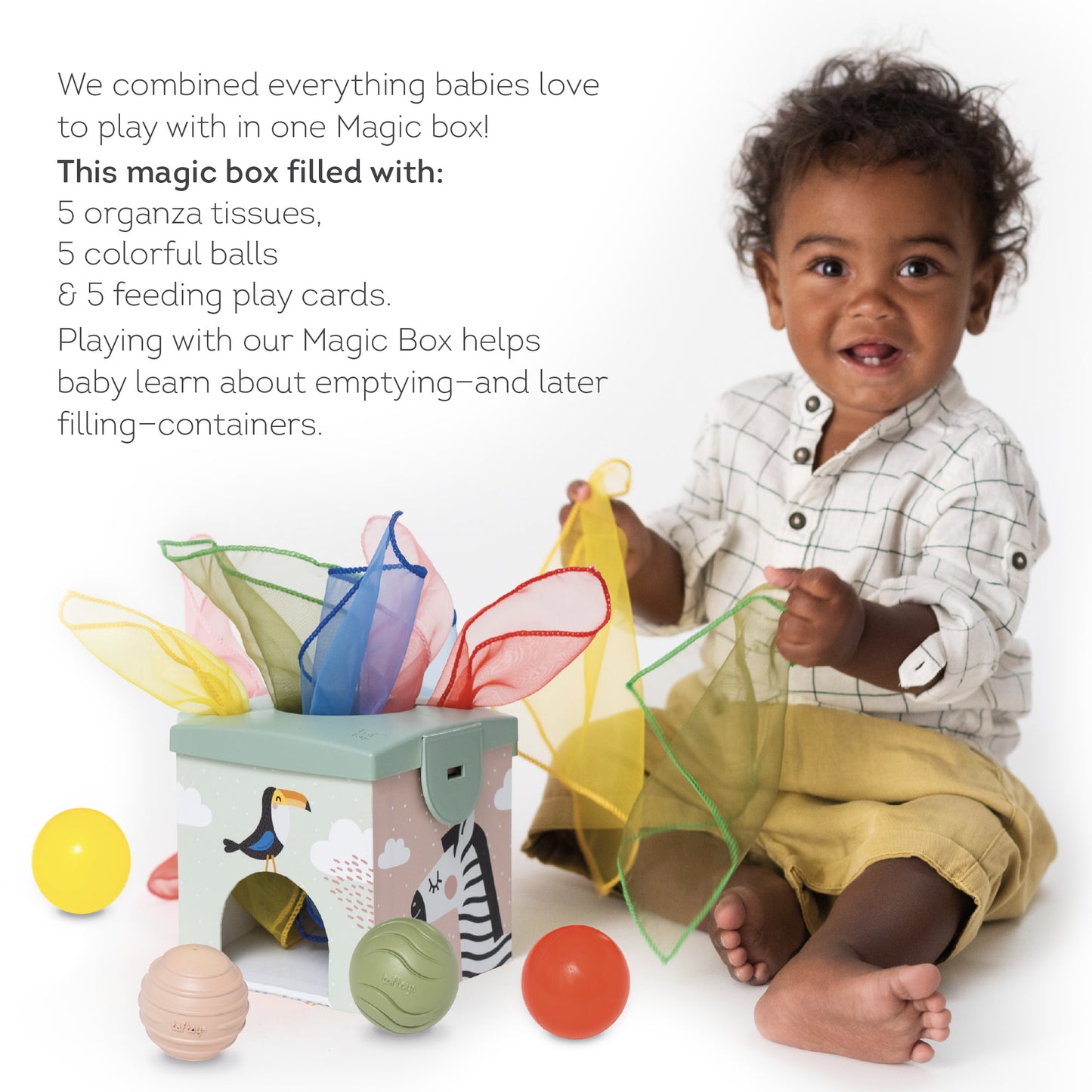 Taf Toys - Magic Sensory Baby Tissue Box - Marah Kids