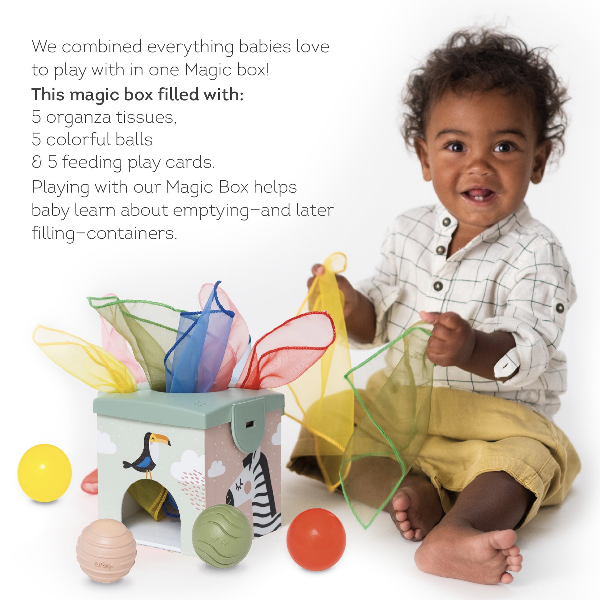Taf Toys - Magic Sensory Baby Tissue Box - Marah Kids