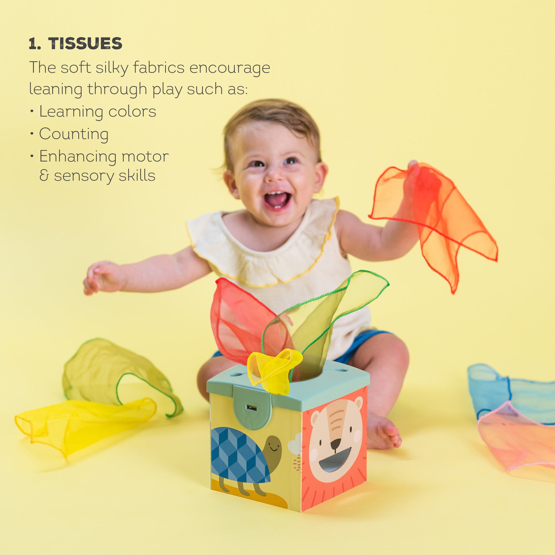 Taf Toys - Magic Sensory Baby Tissue Box - Marah Kids
