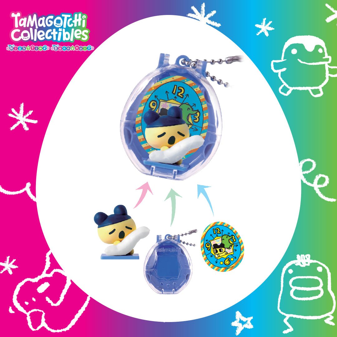Bandai Tamagotchi Original Clip - On Case with Mini Figure 1piece(Assorted) - Marah Kids