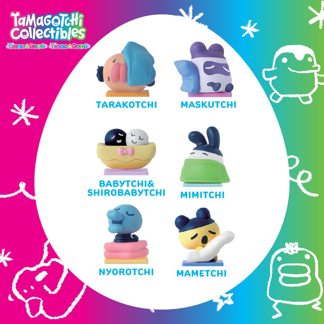 Bandai Tamagotchi Original Clip - On Case with Mini Figure 1piece(Assorted) - Marah Kids