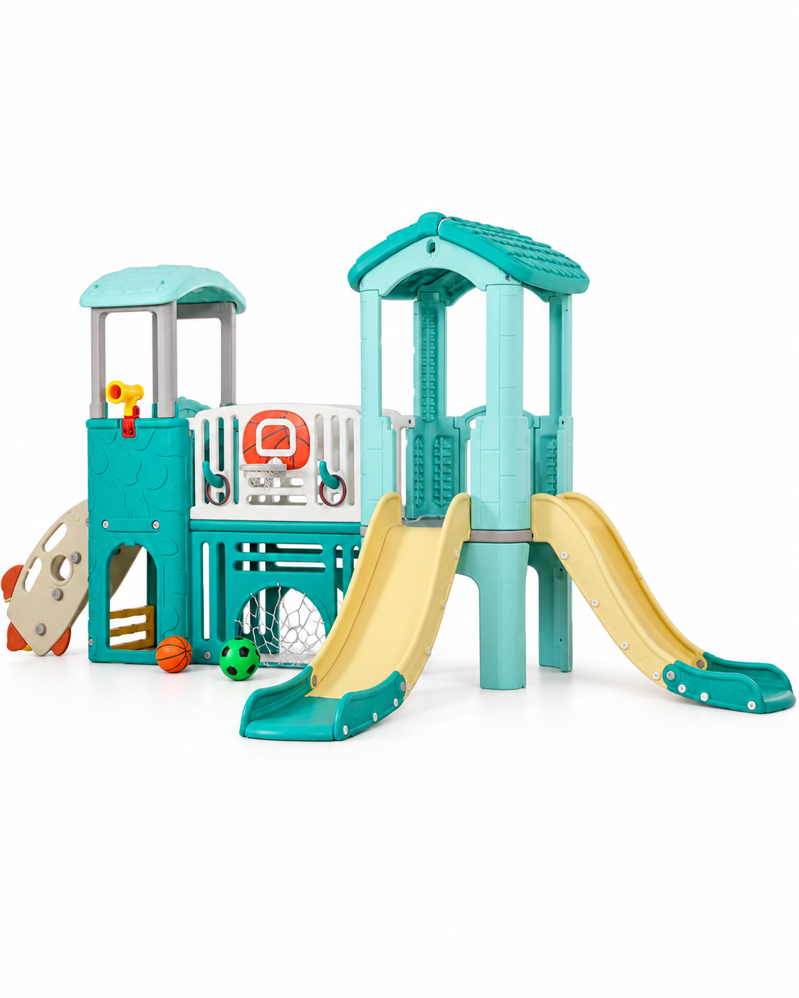 Toyemporium Large Sky Blue Multi-Activity Play Centre