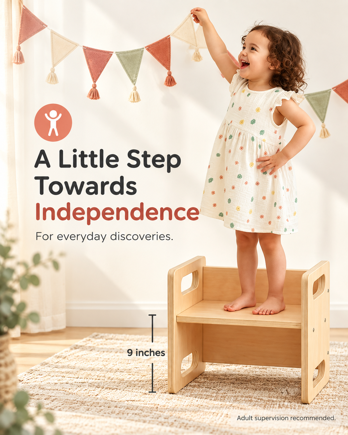 OooK Montessori Nesting Table and Chair Set