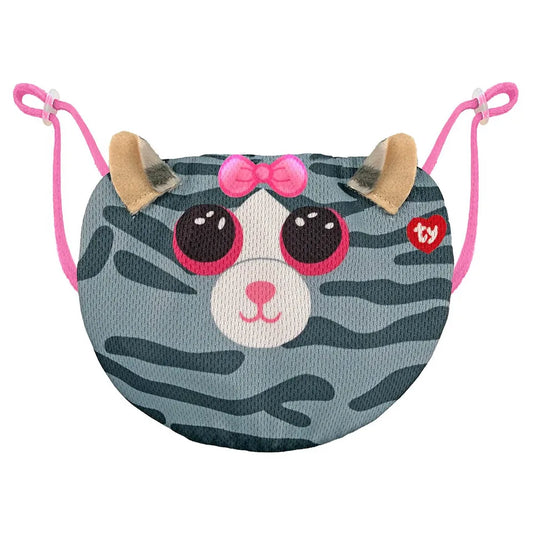 Ty Mask Cat Kiki Gray Woc