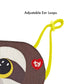 Ty Mask Sloth Dangler Brown Woc