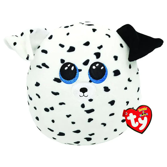 Squish-A-Boos Dog Fetch White 10In