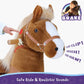 PonyCycle Ride on Horse Toy Boys and Girls Age 3 - 5 old - Brown - Marah Kids