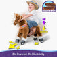 PonyCycle Ride on Horse Toy Boys and Girls Age 3 - 5 old - Brown - Marah Kids