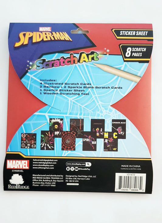 Disney Spider Man Scratch Scribble