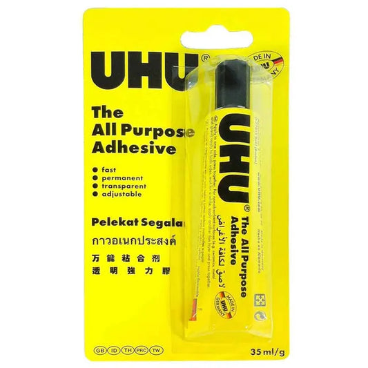 UHU ALL PURPOSE ADHESIVE 35ML TUBE IN A BLISTER