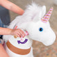 PonyCycle Ride on Horse Toy Boys and Girls Unicorn Age 3 - 5 old - White - Marah Kids