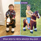 PonyCycle Ride on Horse Toy Boys and Girls Age 3 - 5 old - Chocolate Brown - Marah Kids