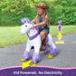 Pony Cycle Ride on Horse Unicorn Boys and Girls Ages 3 - 5 Year - Purple - Marah Kids
