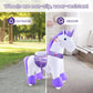 PonyCycle Ride on Horse Unicorn Boys and Girls Ages 4 - 8 Year - Purple - Marah Kids