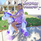 PonyCycle Ride on Horse Unicorn Boys and Girls Ages 4 - 8 Year - Purple - Marah Kids