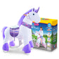 PonyCycle Ride on Horse Unicorn Boys and Girls Ages 4 - 8 Year - Purple - Marah Kids