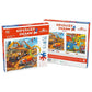 Unik Play - Go Crazy Jigsaw Puzzle | Attractive Cartoon Print Puzzle | 2 Puzzle Trays - Construction | Kids and Adults 6+ - Marah Kids