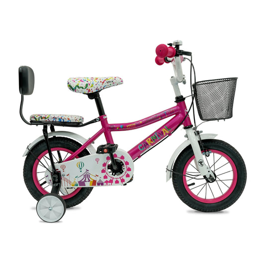 VAUX Carnival Kids Bike 12 Inch - Dark Pink - Marah Kids