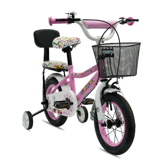 VAUX Carnival Kids Bike 12 Inch - Light Pink - Marah Kids