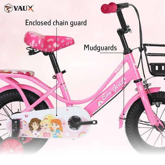 VAUX Eva 14" Girls Bike - Silver - Marah Kids