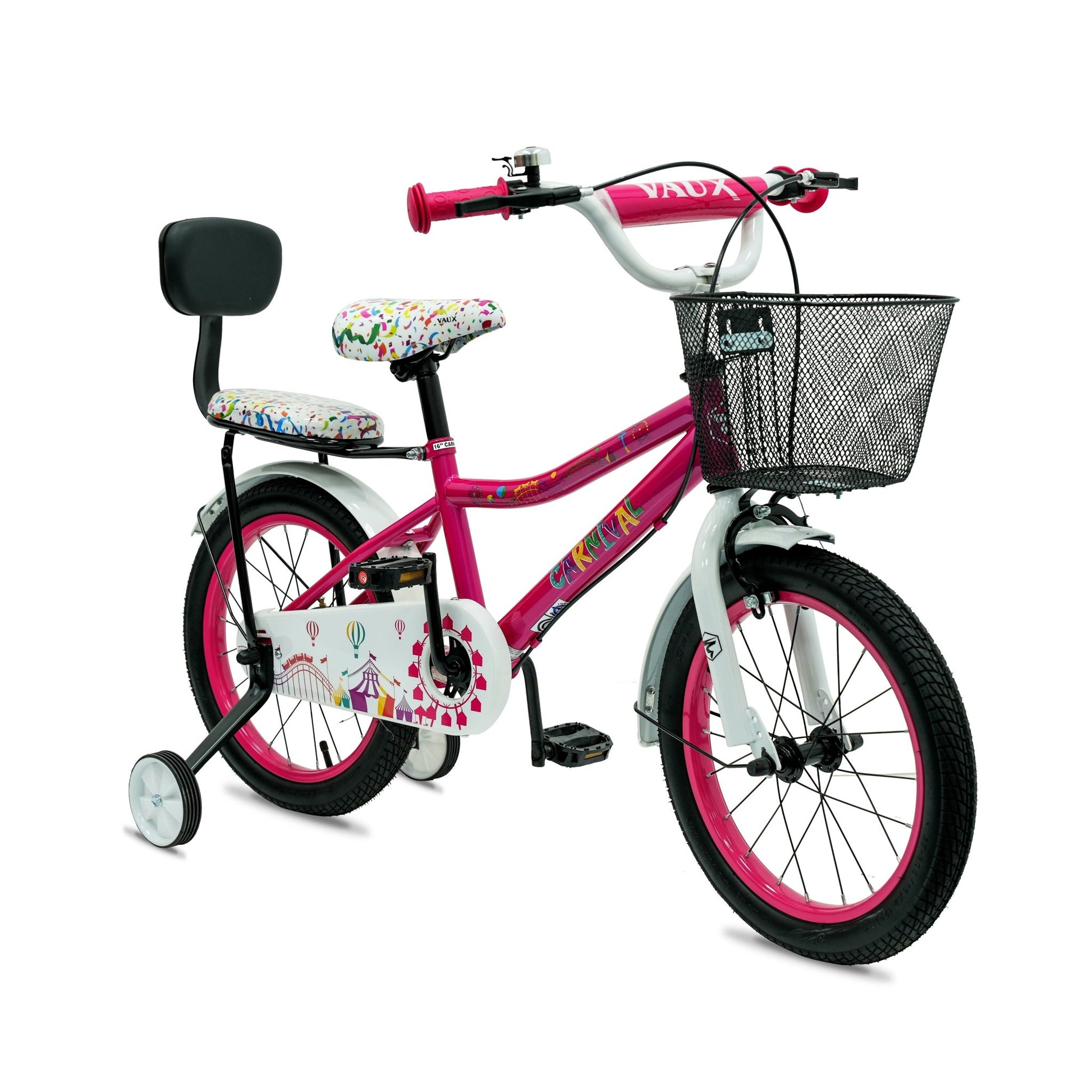 VAUX Carnival Kids Bike 16 Inch - Dark Pink - Marah Kids