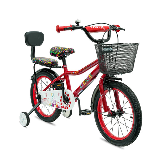VAUX Carnival Kids Bike 16 Inch - Red - Marah Kids
