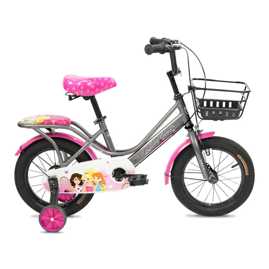 VAUX Eva 16" Girls Bike - Silver - Marah Kids