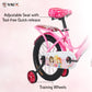 VAUX Eva 16" Girls Bike - Silver - Marah Kids