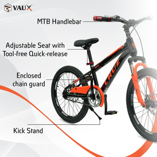 VAUX Cruz Kids Bike 20 Inch - Orange - Marah Kids