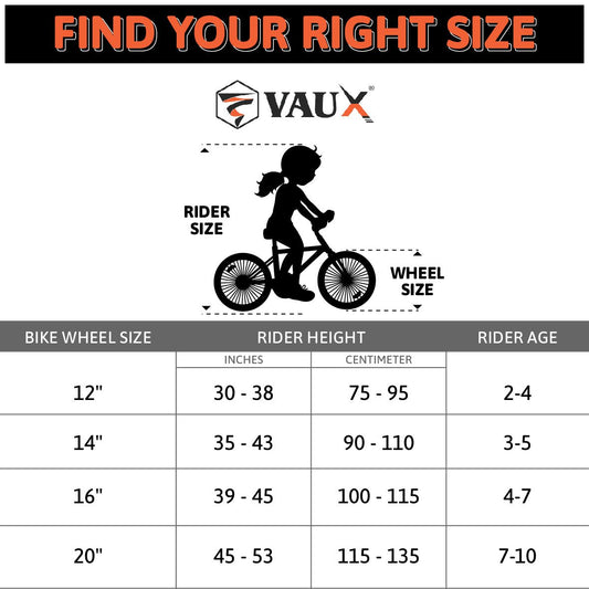 VAUX Super Vaux 20" Kids Bike - Red - Marah Kids