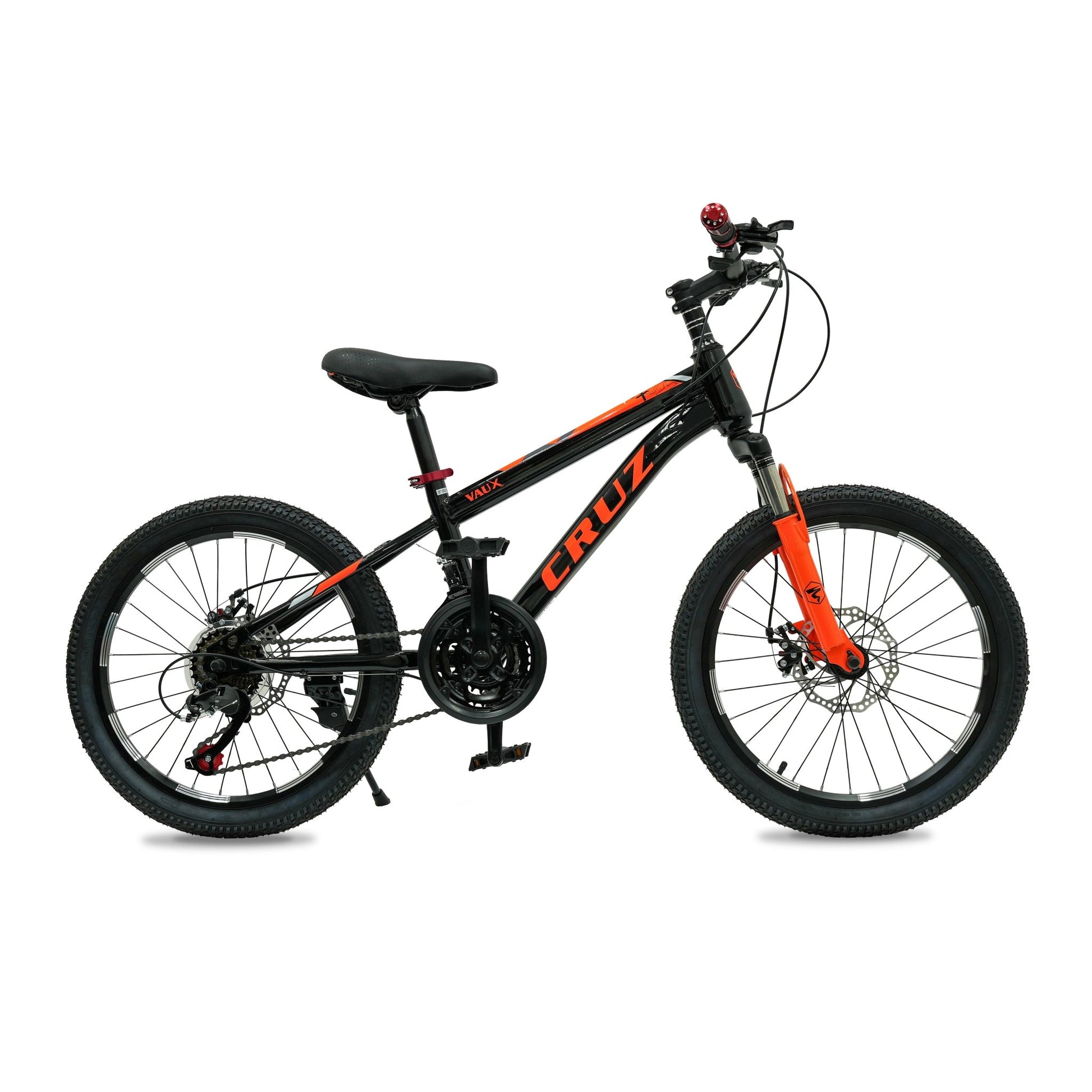 VAUX Cruz Kids Bike 20 Inch 21 Speed - Orange - Marah Kids